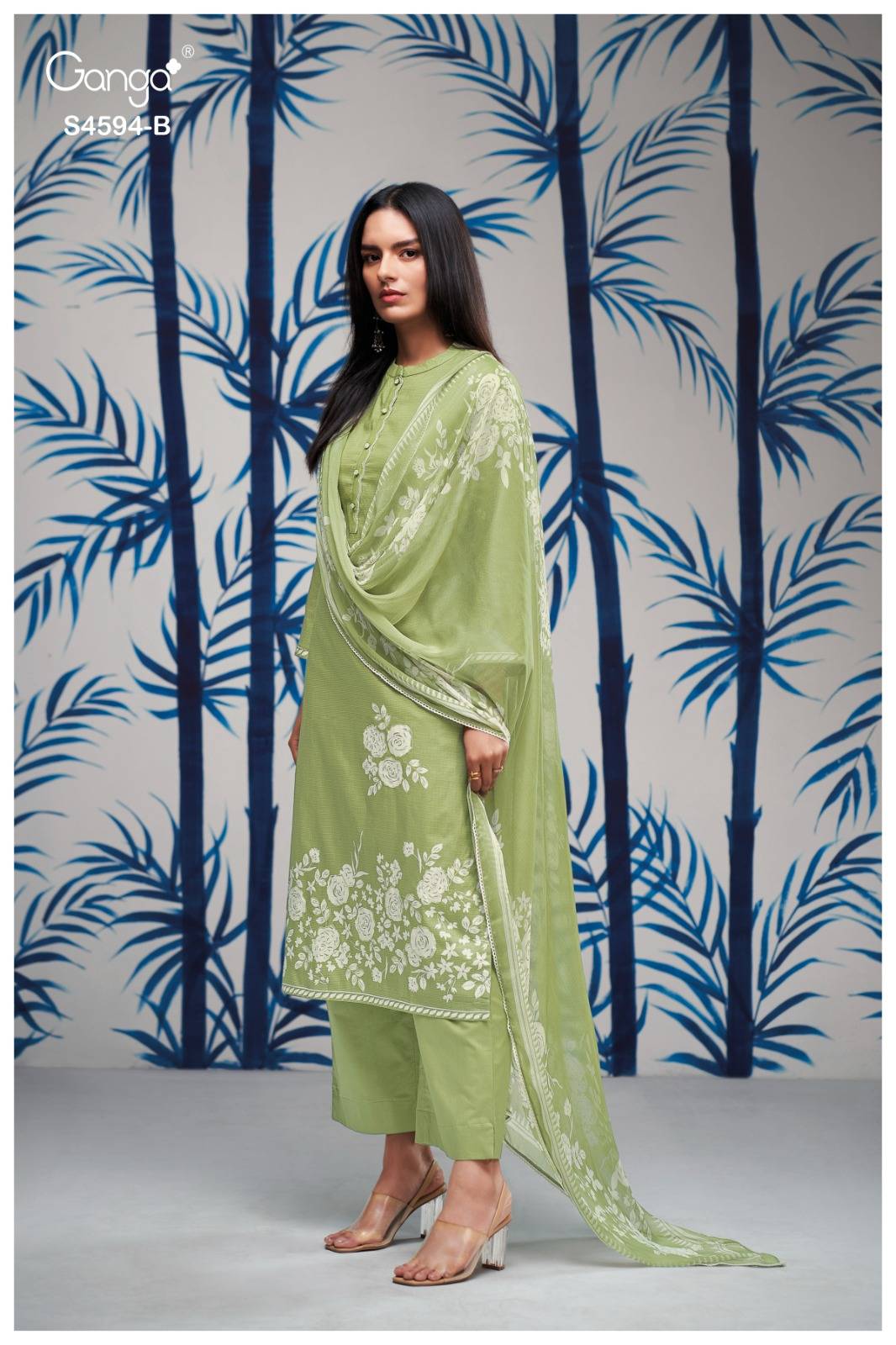 DHYARA 4594 Series By GANGA FASHION Stylish Beautiful Colourful COTTON Dresses At Wholesale Price